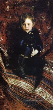  1882 - Porträt von Yuriy Repin der Sohn des Künstlers 1882 Ilya Repin